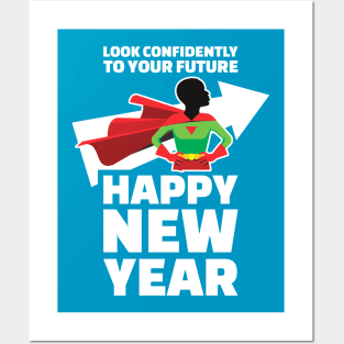 Look Confidently To Your Future | New Year Posters and Art